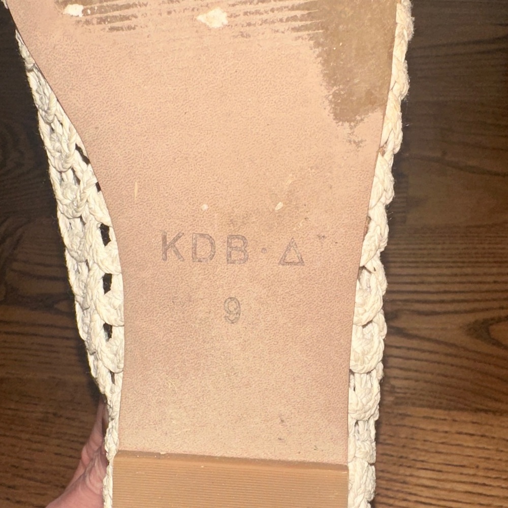 Kelsi Dagger Cream Crochet Flats - Picture 3 of 4